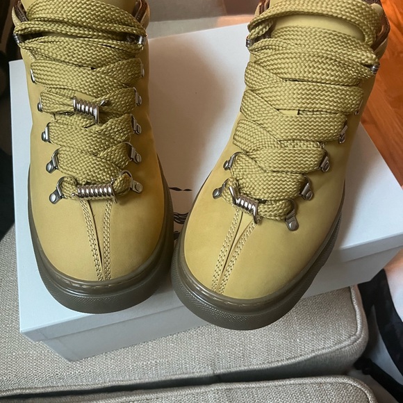 Never worn Burberry hiker boots